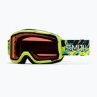 Окуляри лижні дитячі Smith Daredevil S3 electric lime slime/green solx mirror antifog