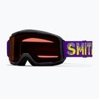 Окуляри лижні дитячі Smith Daredevil S1 black donuts/blue sensor mirror antifog