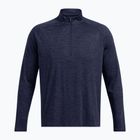 Кофта чоловіча Under Armour Tech Textured 1/2 Zip midnight navy/black