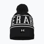 Шапка зимова чоловіча Under Armour Halftime Pom Beanie black/white/white