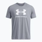 Футболка чоловіча Under Armour Sportstyle Logo Update steel/white