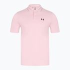 Футболка поло чоловіча Under Armour Matchplay Polo prime pink/midnight navy