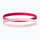 Пов'язка на голову Under Armour Mini Bands (2 шт.) shaded fuchsia/prime pink