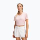 Футболка для тренувань жіноча Under Armour Tech V-Twist prime pink/white