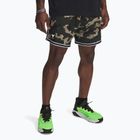 Шорти чоловічі Under Armour Project Rock Mesh baroque green / white