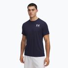 Футболка для тренувань чоловіча Under Armour HeatGear Fitted midnight navy/white
