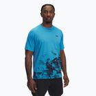 Футболка для тренувань чоловіча Under Armour Tech Fade ether blue/midnight navy/midnight navy