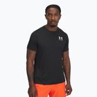 Футболка для тренувань чоловіча Under Armour HeatGear Fitted black/white