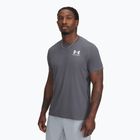 Футболка для тренувань чоловіча Under Armour HeatGear Fitted castlerock/white