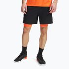 Шорти для тренувань чоловічі Under Armour Vanish Woven 2In1 Sts black/fire/pitch gray