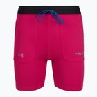Шорти жіночі Under Armour Trail Run Fitted shaded fuchsia/black