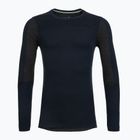 Лонгслів термічний чоловічий Smartwool Intraknit Thermal Merino Baselayer Colorblock Crew deep navy/charcoal
