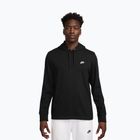 Кофта чоловіча Nike Sportswear Club Knit Pullover Hoodie black/black/white