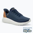 Чоловічі туфлі SKECHERS Bobs Squad Chaos на підборах Переважно темно-синій