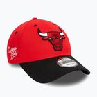 Бейсболка New Era Side Patch 940 Bulls червона