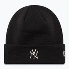 Зимова шапка New Era Metallic Beanie Nyy чорна