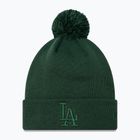 Кепка жіноча New Era Metallic Bobble Knit Beanie Los Angeles Dodgers dark green