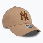 Кепка жіноча New Era Metallic 9FORTY New York Yankees beige