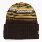 Шапка зимова жіноча New Era Rail Isle Cuff Knit Beanie dark brown