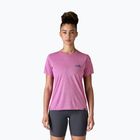 Футболка жіноча Patagonia Cap Cool Daily Graphic Shirt '73 skyline / brisk purple x-dye