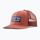 Кепка Patagonia P-6 Logo Trucker potters red