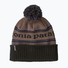Шапка зимова Patagonia Powder Town park stripe: marlow brown