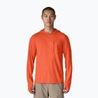 Кофта чоловіча Patagonia Capilene Cool Sun Hoody coal orange/light coal orange x-dye