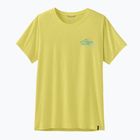 Футболка жіноча Patagonia Capilene Cool Daily Shirt - Boardshort Logo lemon zest