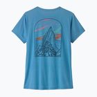 Футболка жіноча Patagonia Capilene Cool Daily - Cloud Crag shore blue/light shore blue x-dye