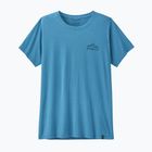 Футболка жіноча Patagonia Capilene Cool Daily - Cloud Crag shore blue/light shore blue x-dye