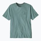 Футболка чоловіча Patagonia Boardshort Logo Pocket Responsibili blue sage
