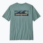 Чоловіча футболка Patagonia Boardshort Logo Pocket Responsibili blue sage