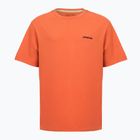 Футболка чоловіча Patagonia P-6 Logo coal orange