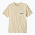 Футболка чоловіча Patagonia Midweight '95 Oval Logo Pocket Tee undyed natiral