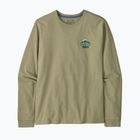 Лонгслів трекінговий чоловічий Patagonia Great Waves Responsibili Tee gumtree green