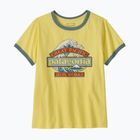 Футболка жіноча Patagonia Great Waves Ringer Tee lemon zest