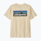 Футболка чоловіча Patagonia P-6 Logo undyed natural