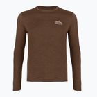 Лонгслів трекінговий чоловічий Patagonia Cap Cool Daily Hut Tripper LS berm brown - light berm brown x-dye