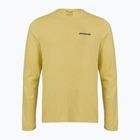 Лонгслів чоловічий Patagonia Cap Cool Daily Boardshort Logo LS limestone yellow - Light Limestone yellow x-dye