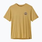 Футболка чоловіча Patagonia Cap Cool Daily Great Waves limestone yellow - light limestone yellow x-dye