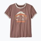 Футболка жіноча Patagonia Great Waves Ringer Tee moonrise taupe