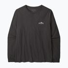 Лонгслів чоловічий Patagonia Fitz Roy Foothills LS ink black