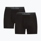 Боксери термоактивні чоловічі Icebreaker Merino 150 Anatomica Boxers wFly 2 Pack black