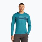 Чоловіча термоактивна кофта icebreaker Merino 200 Oasis Crewe Elevation Line topaz
