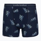 Боксери термоактивні чоловічі Icebreaker Merino 150 Anatomica BearTour AOP Boxers midnight navy