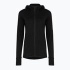 Кофта трекінгова жіноча Icebreaker Merino 300 Realfleece Descender Zip Hoodie black