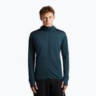 Кофта трекінгова чоловіча Icebreaker Merino 300 Realfleece Descender Zip Hoodie abyss