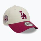 Бейсболка New Era WS Patch 9Forty Los Angeles Dodgers світло-бежева