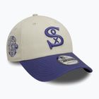 Бейсболка New Era WS Patch 9Forty Chicago White Sox світло-бежева