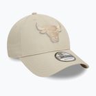 Бейсболка New Era Team Outline 9Forty Bulls світло-бежева